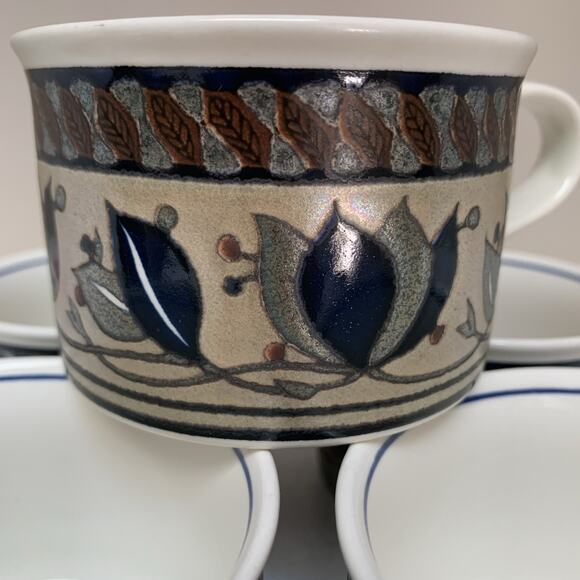 5 Mikasa Intaglio CAC01 Arabella Flat Mug Coffee Tea Cup 2.75” Tall 4” Diameter - Picture 3 of 5